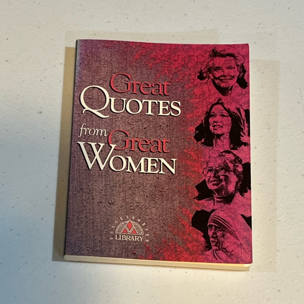 Great Quotes from Great Women Book